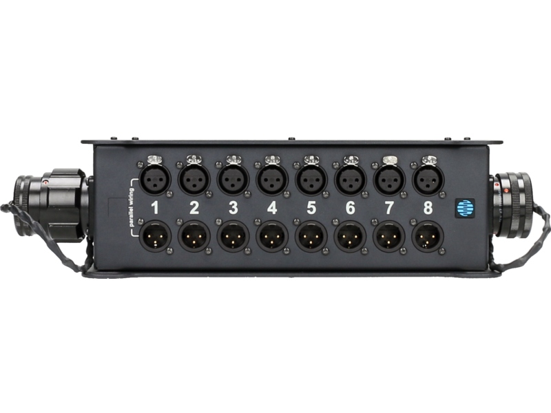 Klotz TrussLink 8x XLR 3p F||M - 2x RMP 25p F/M8-channel - single ground